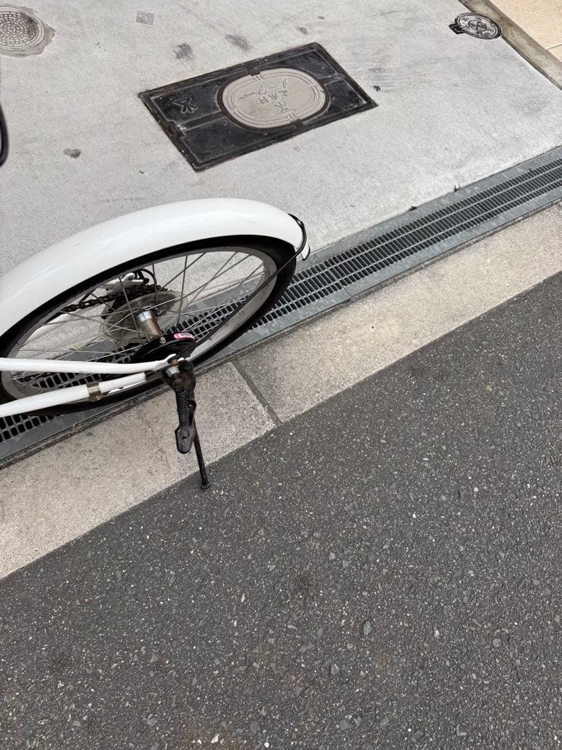 208 自転車 大阪市 【引取り限定】 20インチ 美品 折りたた変速付き