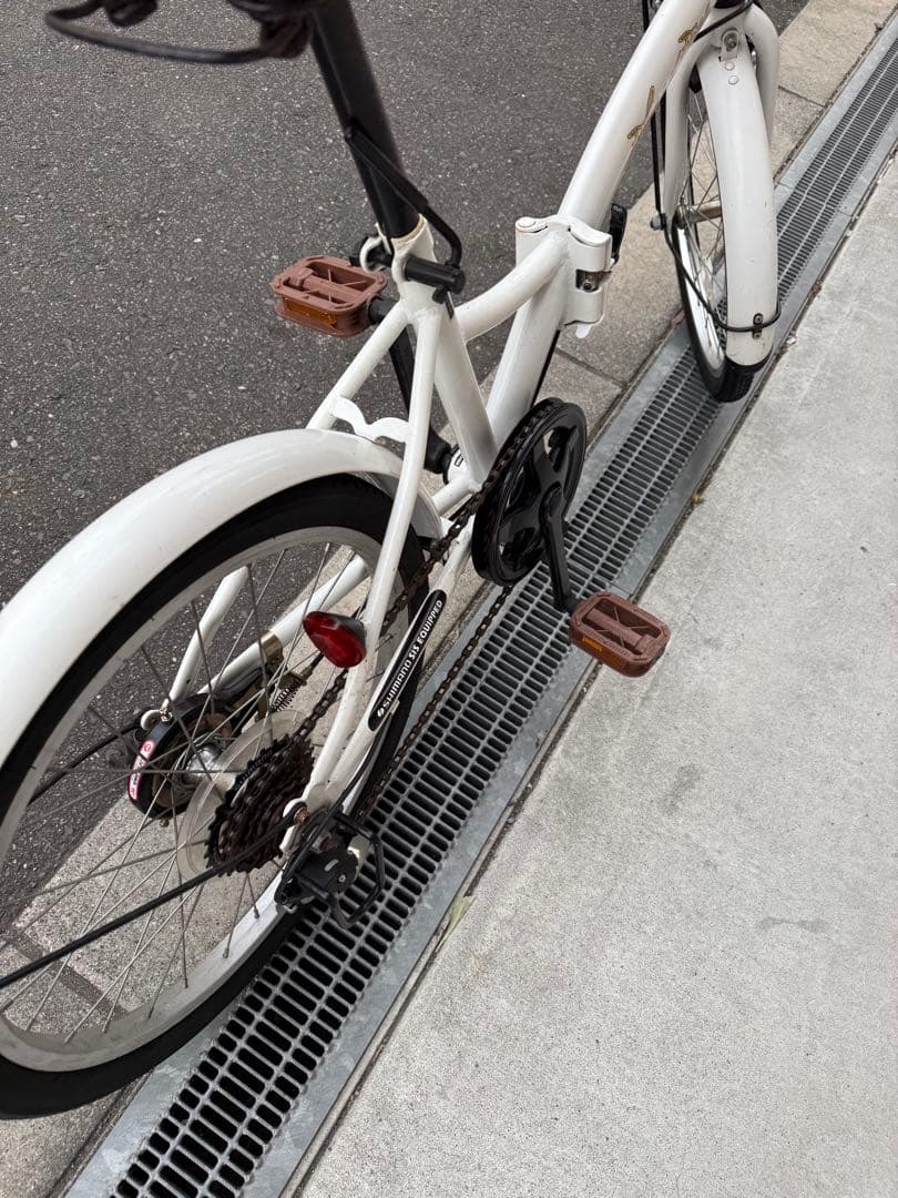 208 自転車 大阪市 【引取り限定】 20インチ 美品 折りたた変速付き