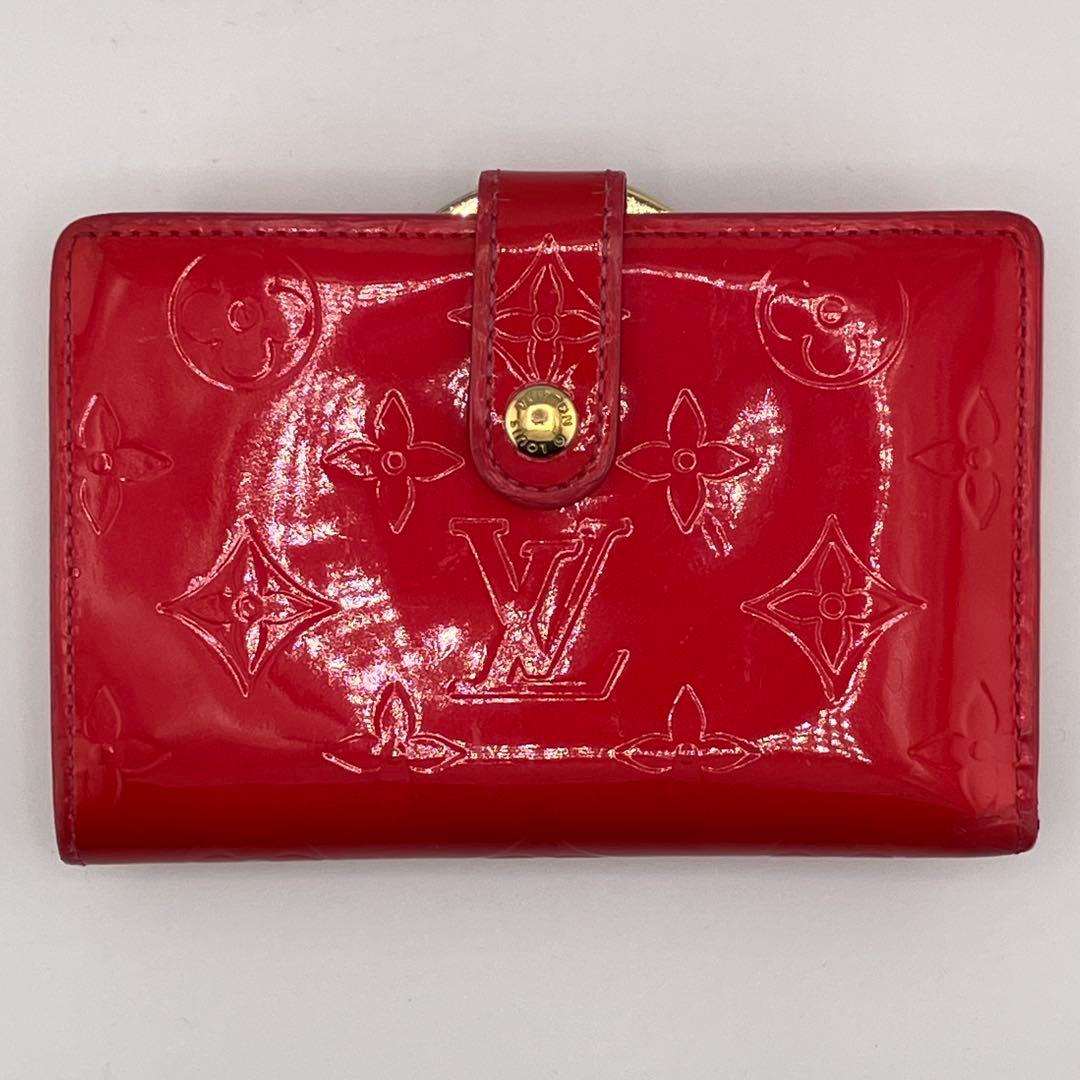 人気✨美品✨ルイヴィトン ヴェルニ ポルトフォイユ ヴィエノワ がま口 ピンク系