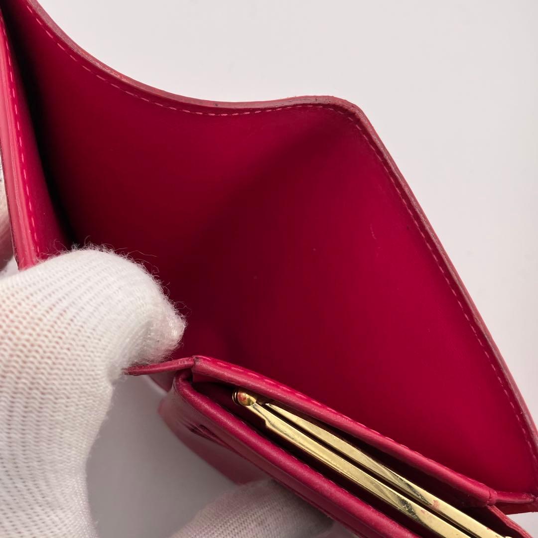 人気✨美品✨ルイヴィトン ヴェルニ ポルトフォイユ ヴィエノワ がま口 ピンク系