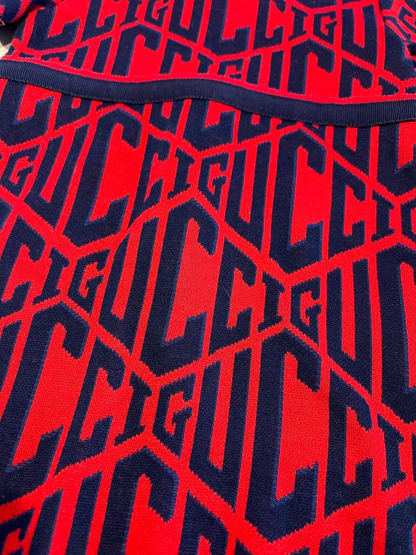 M*n様 GUCCI ロゴパターン ワンピース