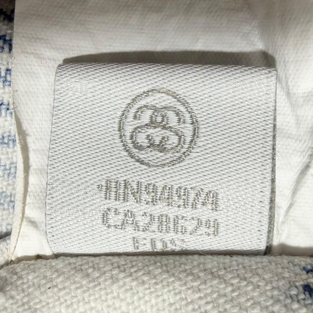 STUSSY ヒッコリーストライプ ガレージジャケット ブリーチ加工 Mサイズ