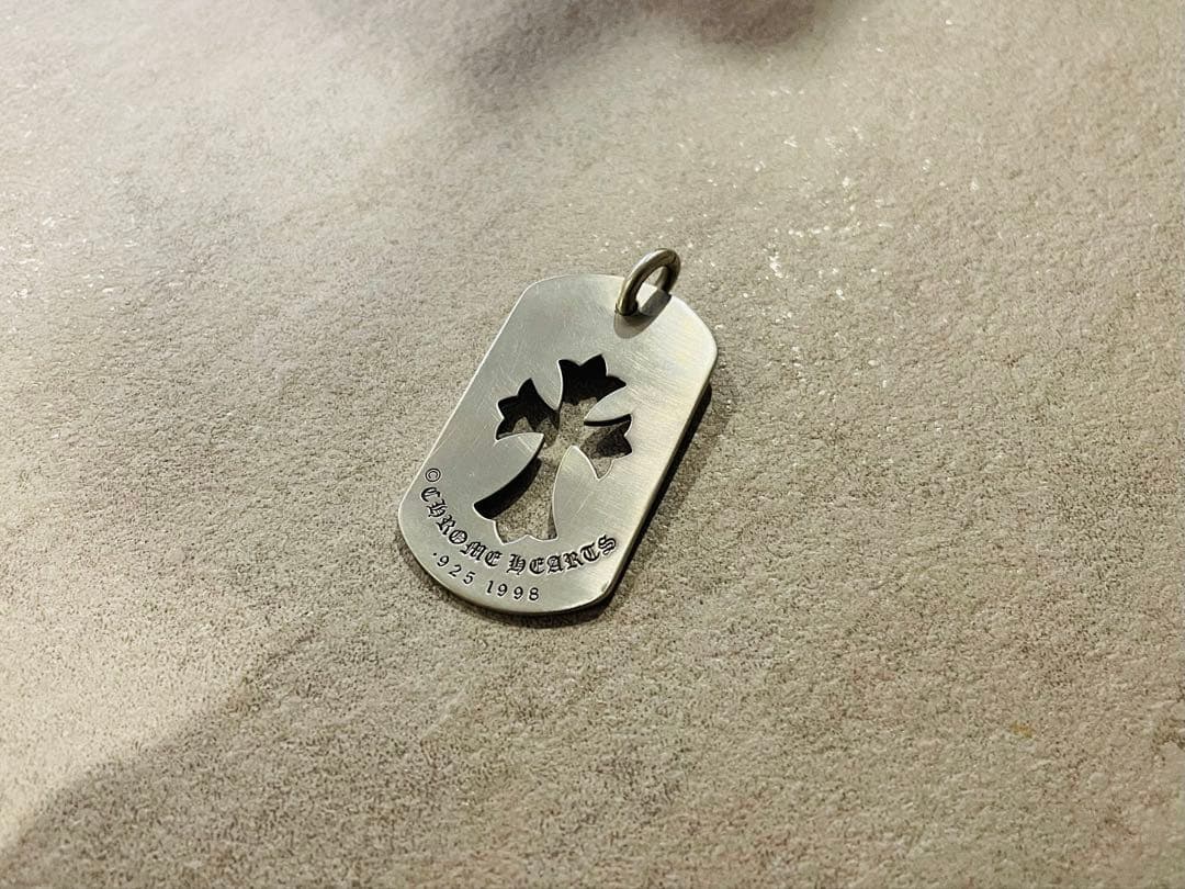 早いもの勝ちChrome Hearts シルバードッグタグ 1998年製