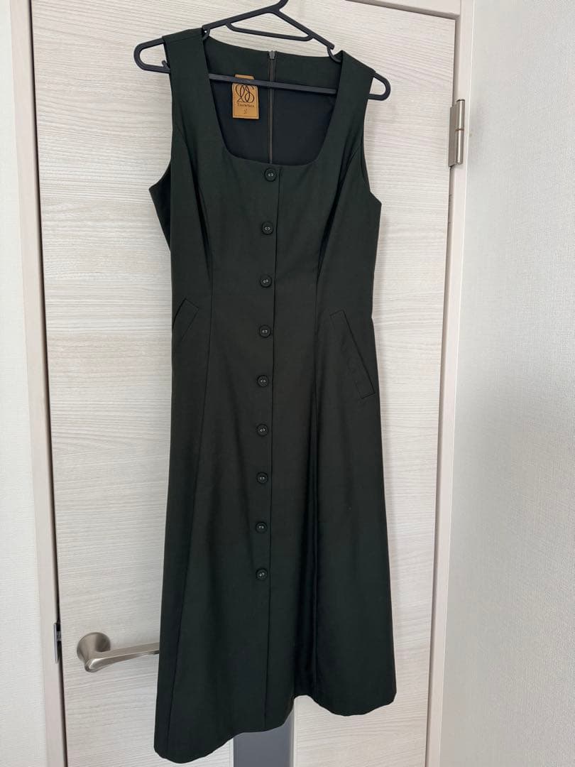 ダークグリーン Tnewties ワンピース　ショートジャケット　セットアップ