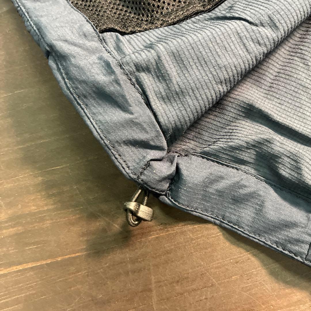 7BS2 THE NORTH FACE ジップアップベスト　ネイビー　古着