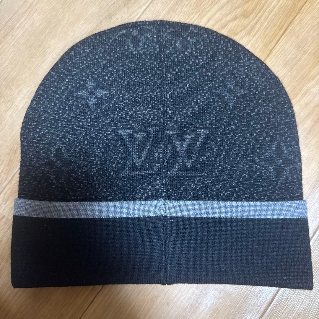 LOUIS VUITTON ニット帽 ブラック