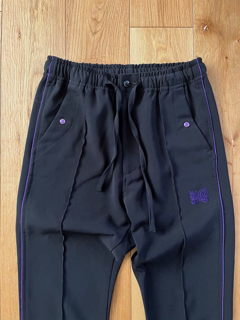Needles ニードルズ サイドライントラックパンツ XS ブラックパープル