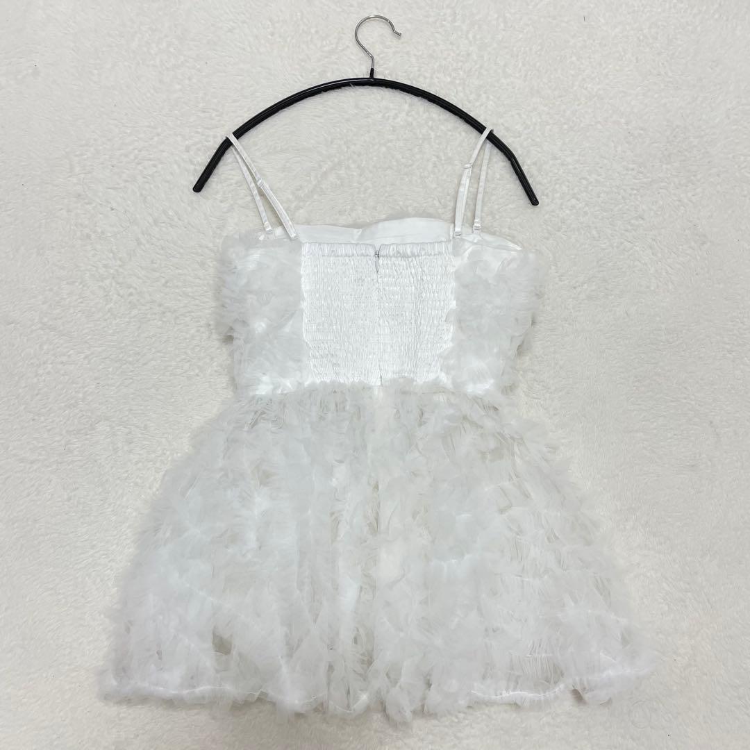 ほぼ未使用★SNIDEL 24SS チュール刺繍ベアペプラムTOPS