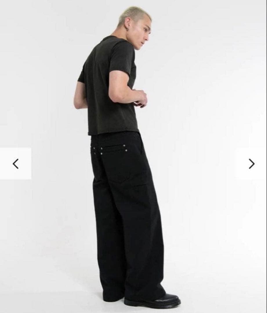 パンツ asapmode Stacked Canvas Wide-Leg Pants L