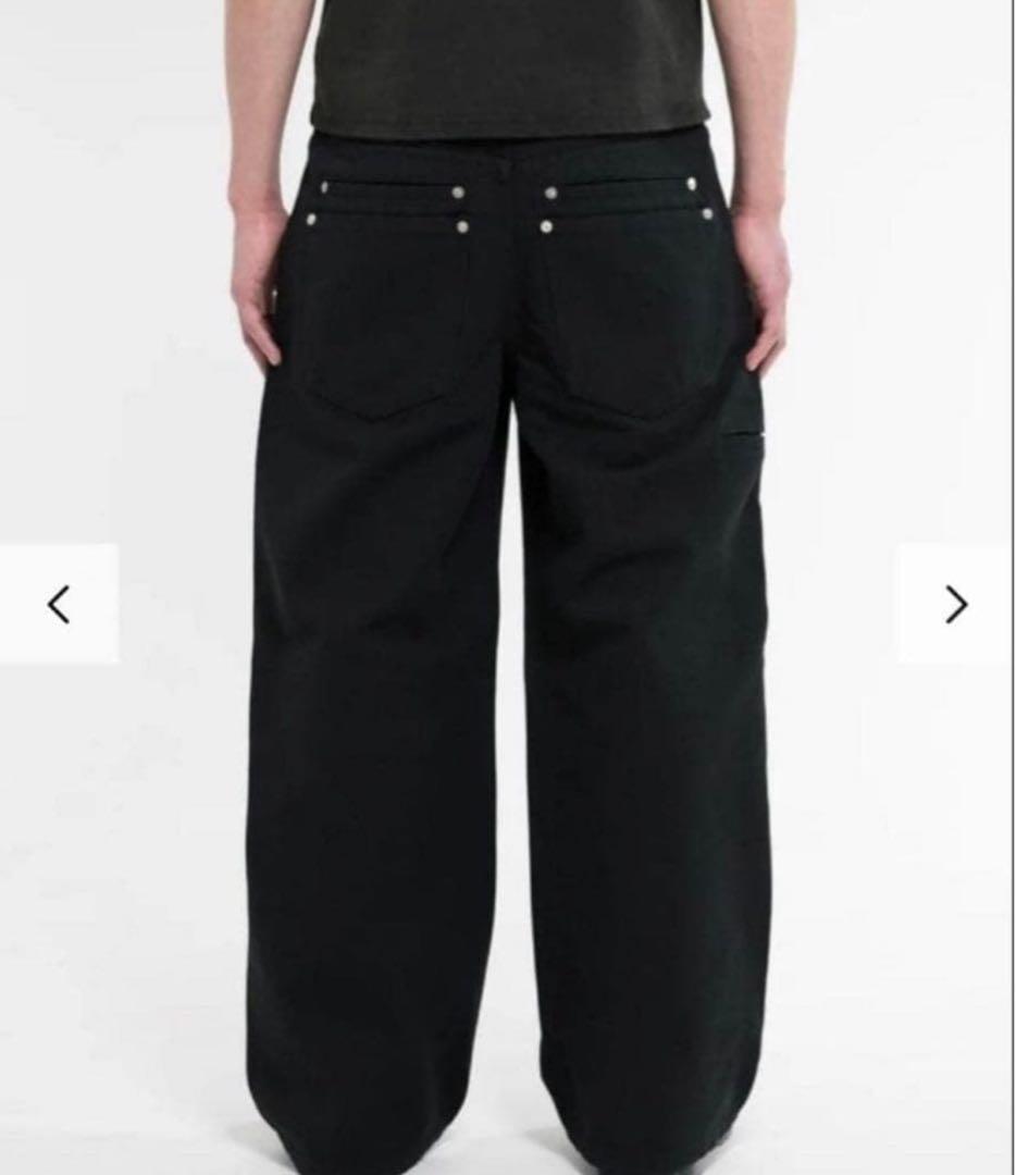 パンツ asapmode Stacked Canvas Wide-Leg Pants L