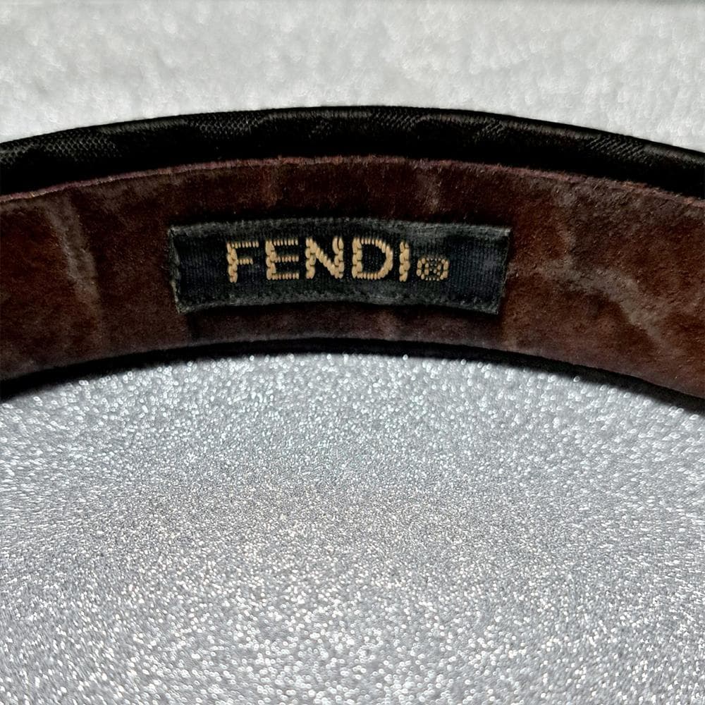 FENDI ズッカ柄カチューシャ