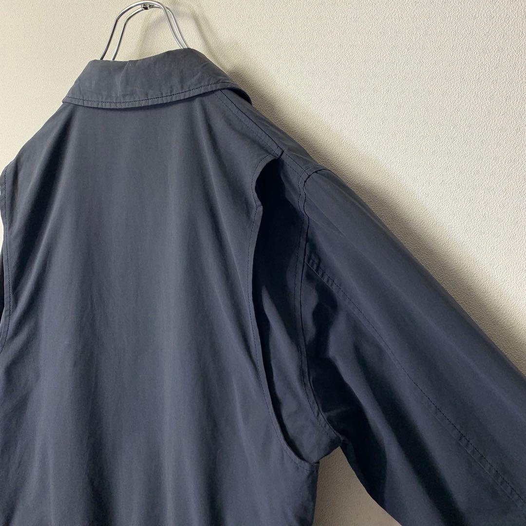 美品 00s エルエルビーン スイングトップ S ハリントン ネイビー チェック