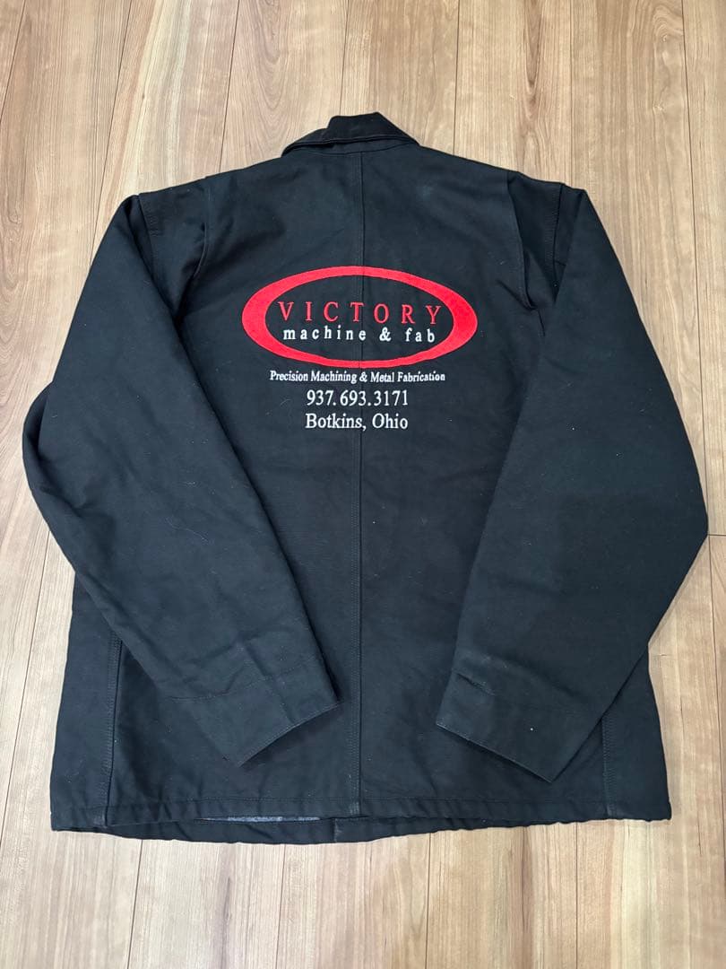 Carhartt ブラックカバーオール Lサイズ　デッド　黒