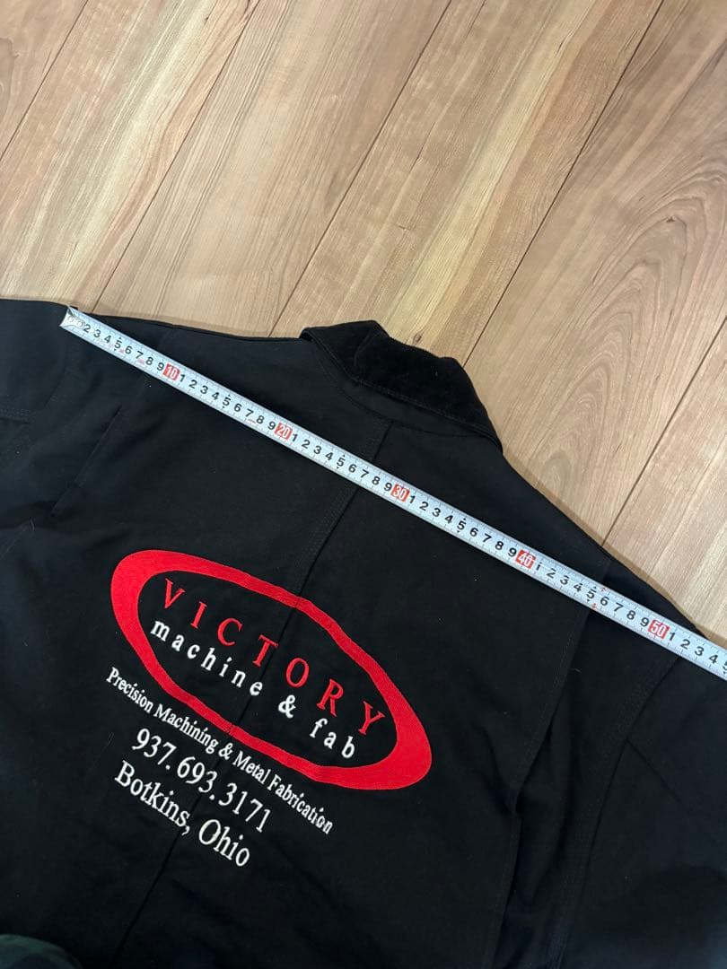 Carhartt ブラックカバーオール Lサイズ　デッド　黒