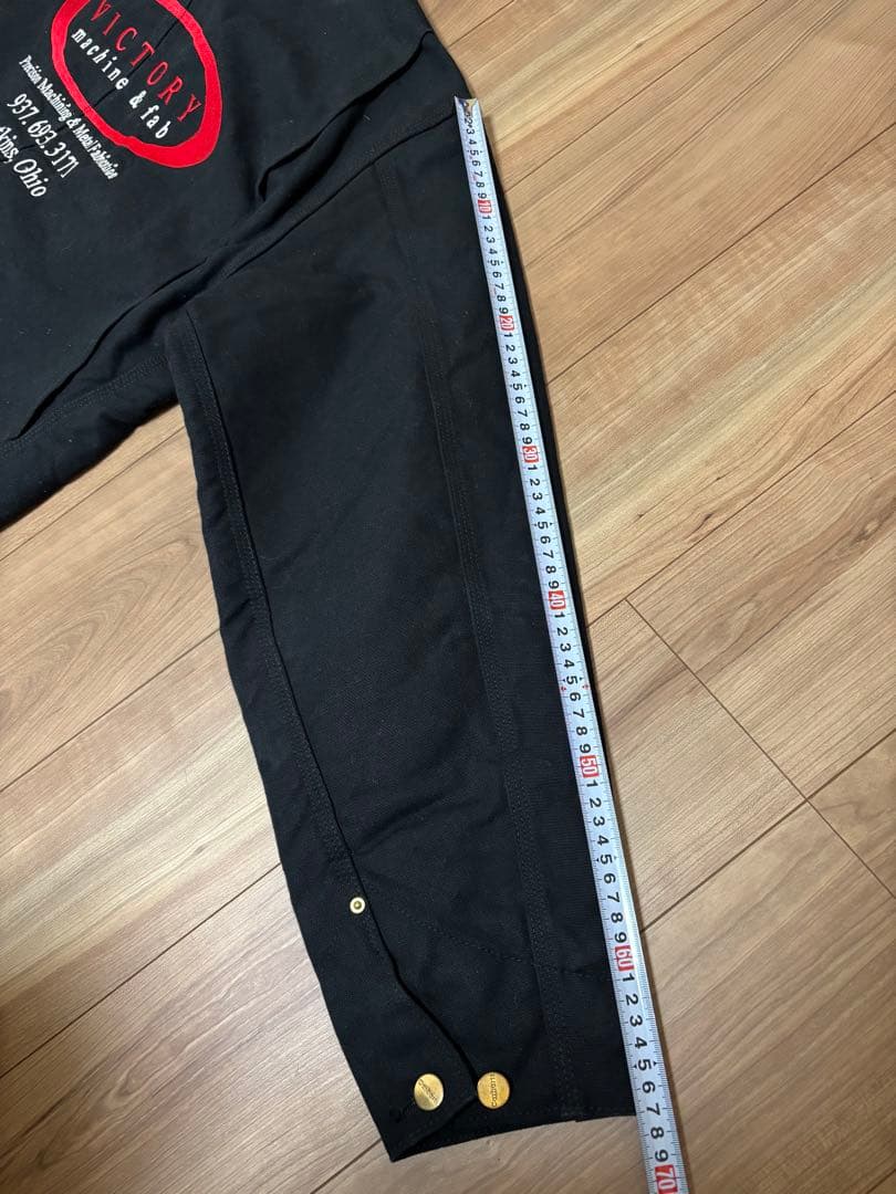 Carhartt ブラックカバーオール Lサイズ　デッド　黒