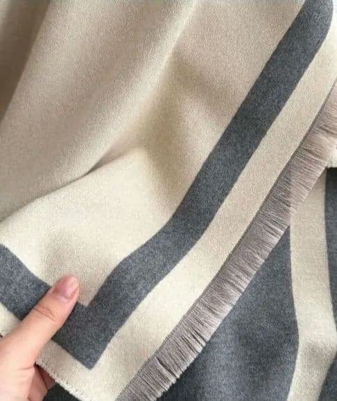 NOLITA　カシミアタッチ ビスコース 大判 ストール マフラー パシュミナ