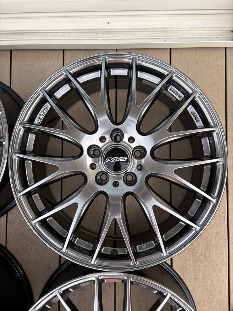 RAYS ホムラ　2×9PLUS 7.5J-19インチ　PCD114.3