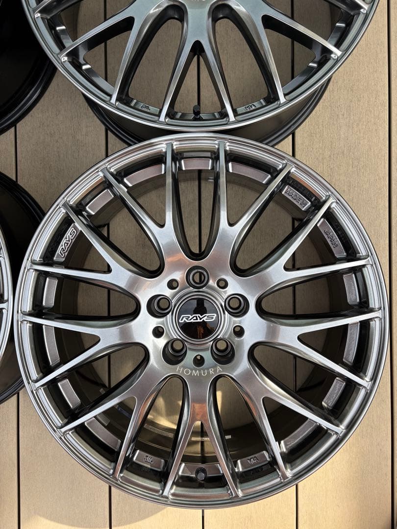 RAYS ホムラ　2×9PLUS 7.5J-19インチ　PCD114.3