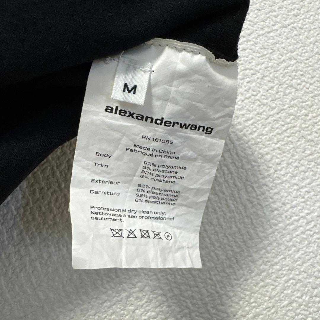 alexanderwang 黒 半袖 Tシャツ
