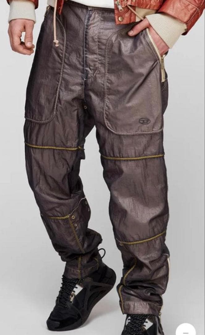 DIESEL 未使用美品 近年モデル グレン期ダブルシェルナイロンパンツ
