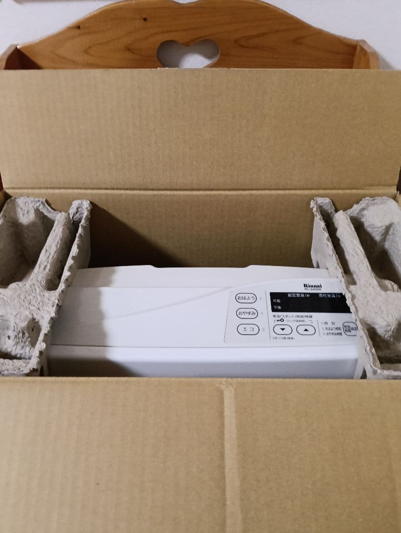 Rinnai ガスファンヒーター RC-S4002E-WH 美品 ガスコード付き
