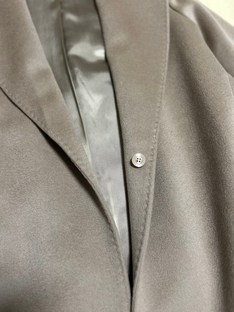美品✨in AVATI ウール　ロングコート　ガウンコート　ベージュ　ベルト付き