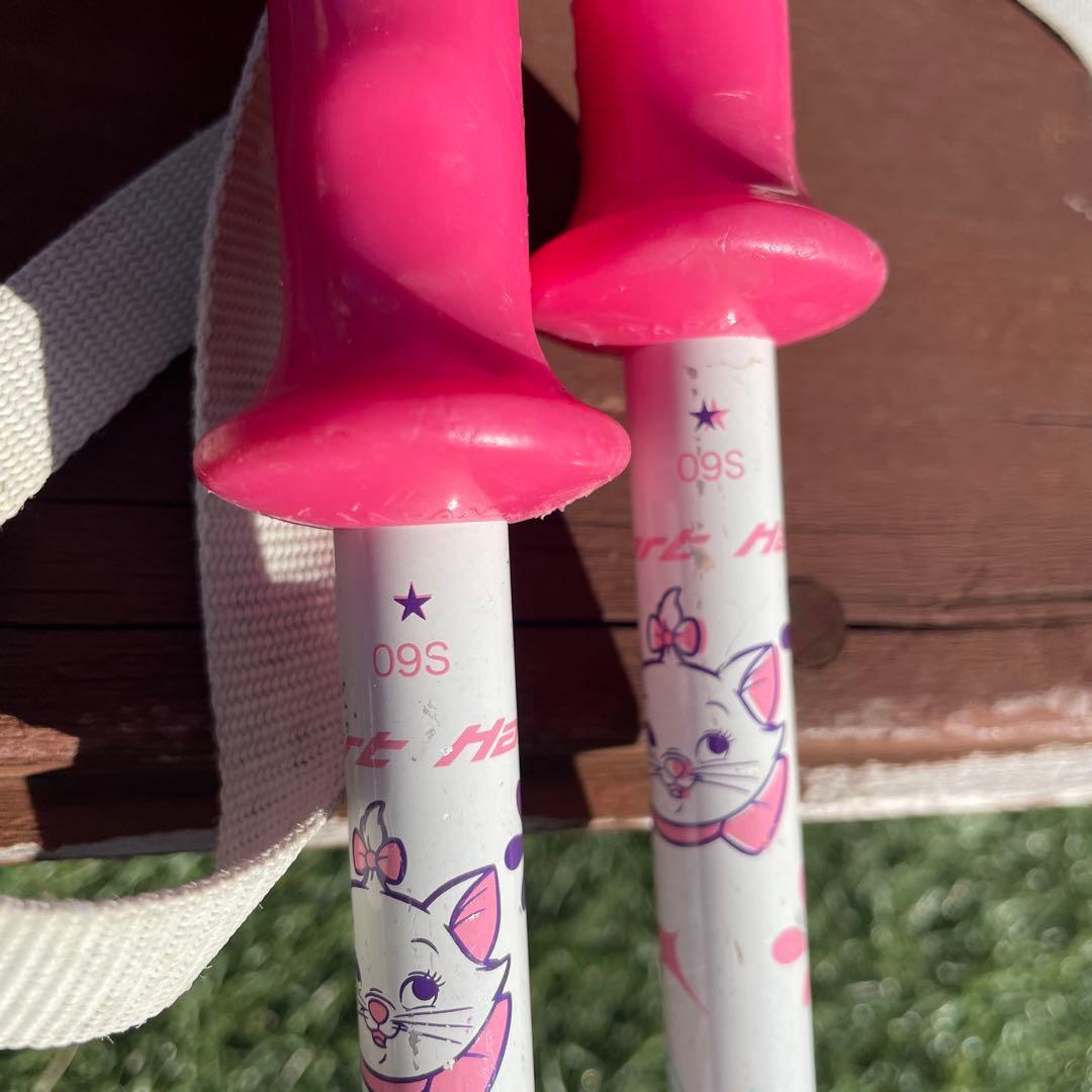 子供用ピンク花柄スキーセット