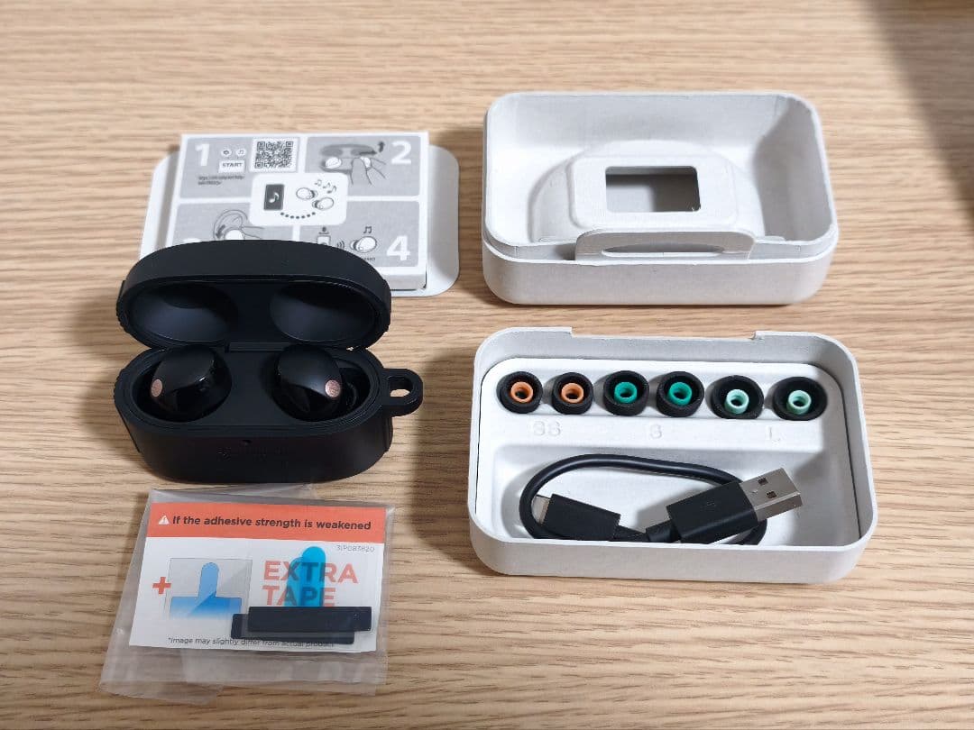 ​【美品】SONY WF-1000XM5（Spigenケース・付属品完備）