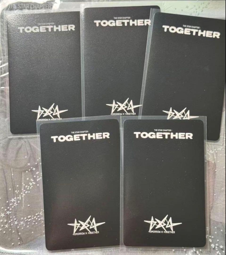 TXT together 一直娱 yizhiyu yzyトレカ 5枚セット
