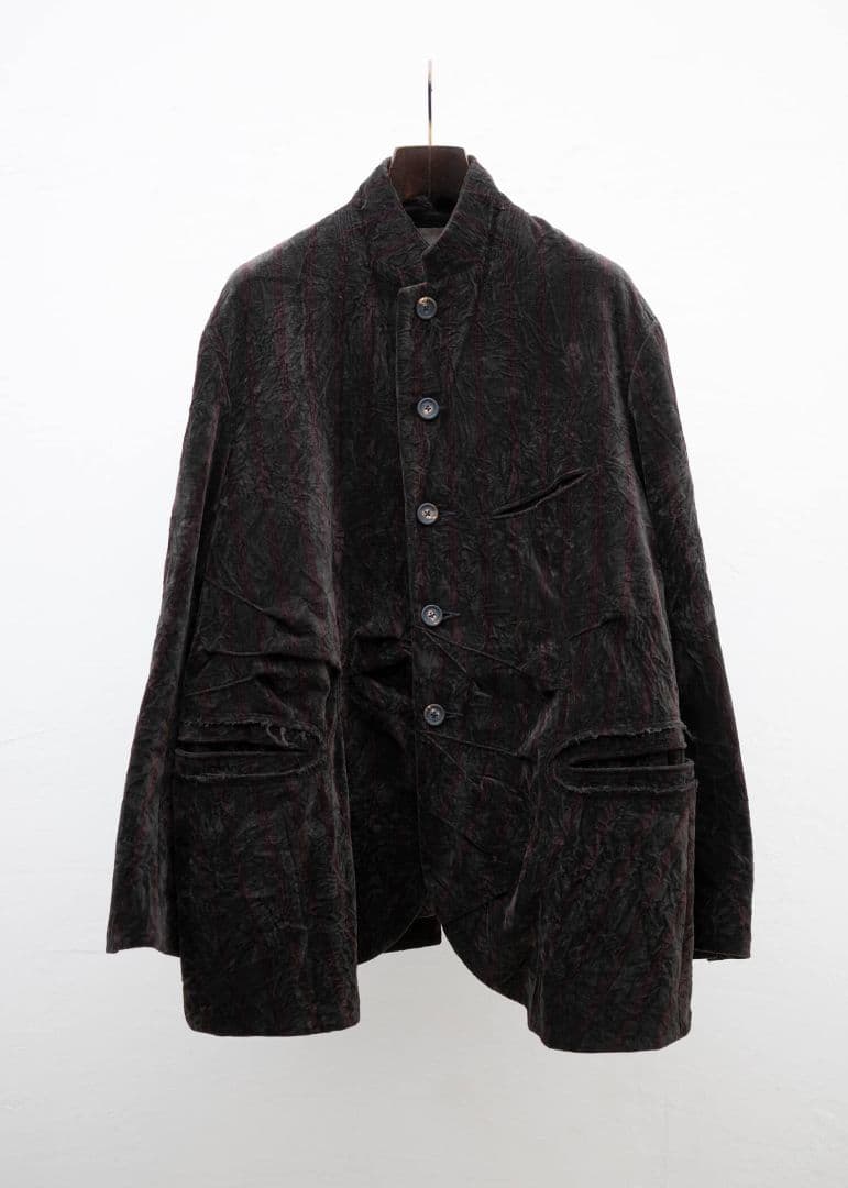 ジャケット・アウター ZIGGY CHEN AW23 VELVETEEN PLEATS BLAZER