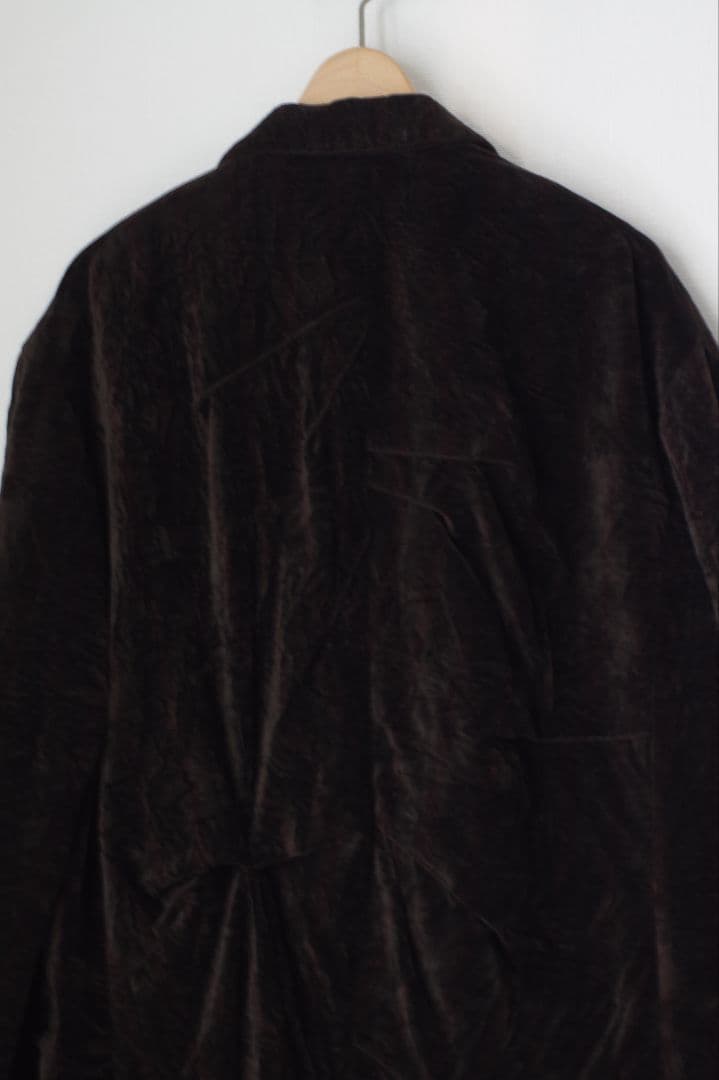 ジャケット・アウター ZIGGY CHEN AW23 VELVETEEN PLEATS BLAZER