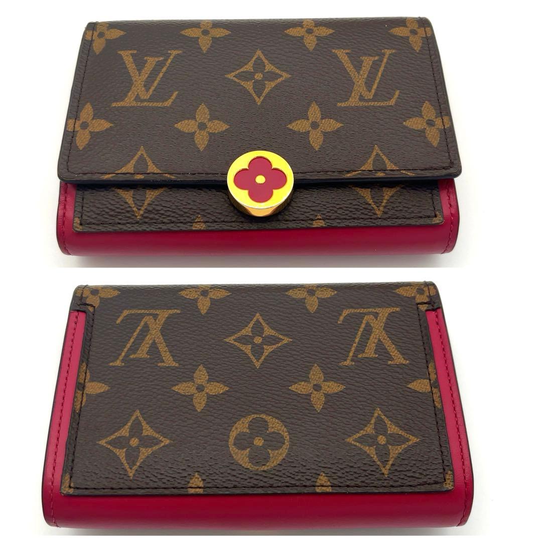 【専用】ルイヴィトン　フロールコンパクト　ピンク　フラワー　折り財布