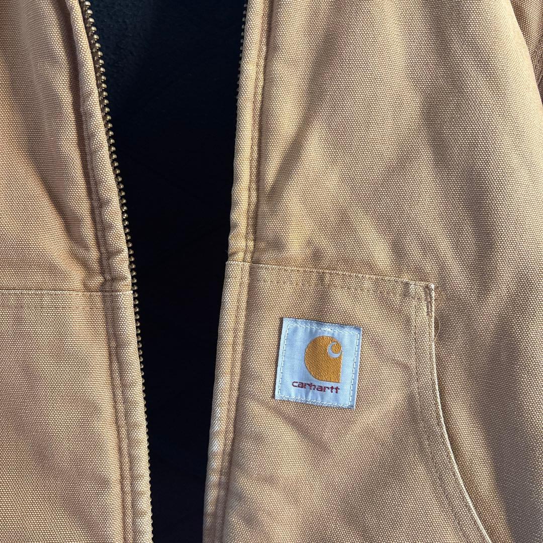 Carhartt ジャケット メンズ S相当 タン フード付き ヴィンテージ