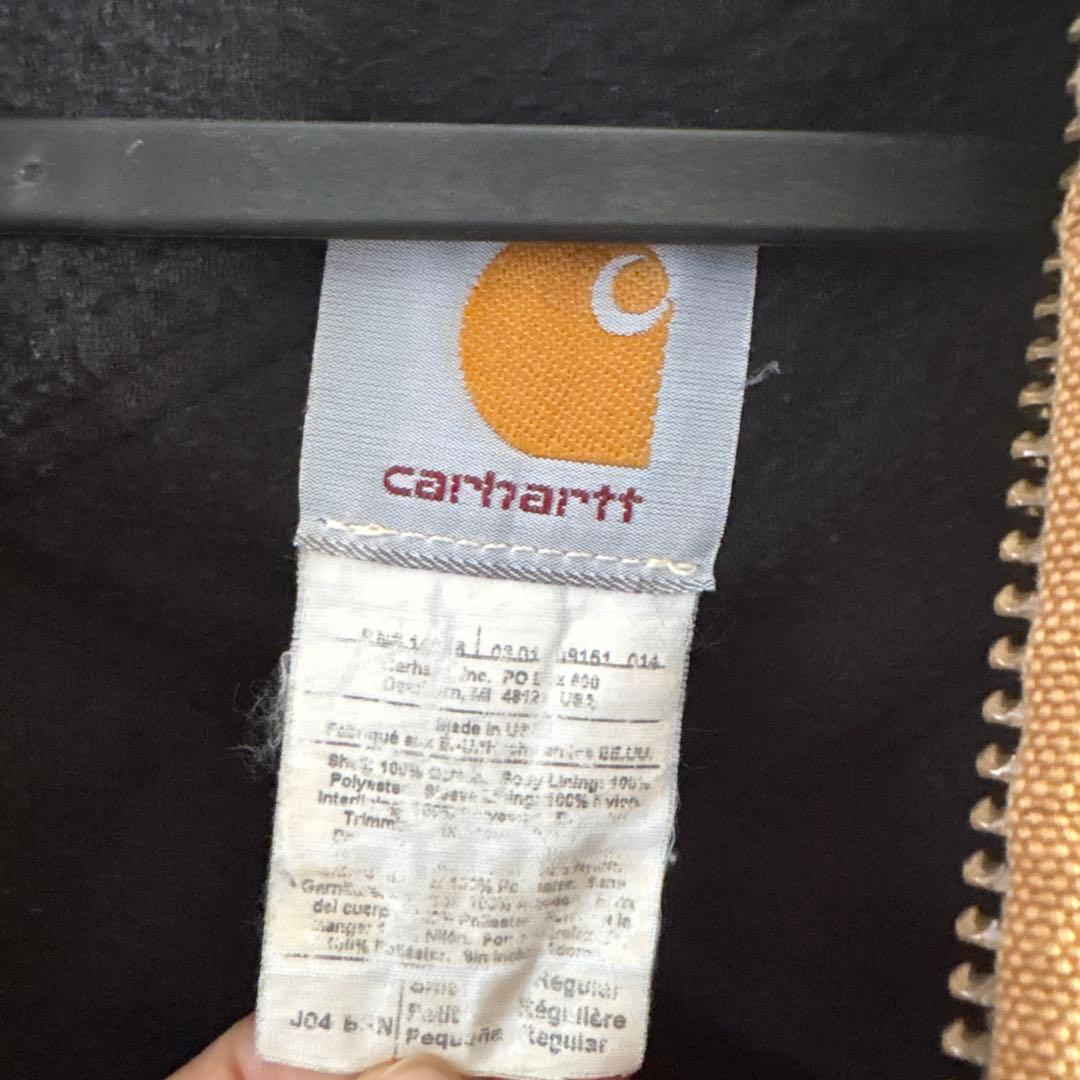 Carhartt ジャケット メンズ S相当 タン フード付き ヴィンテージ