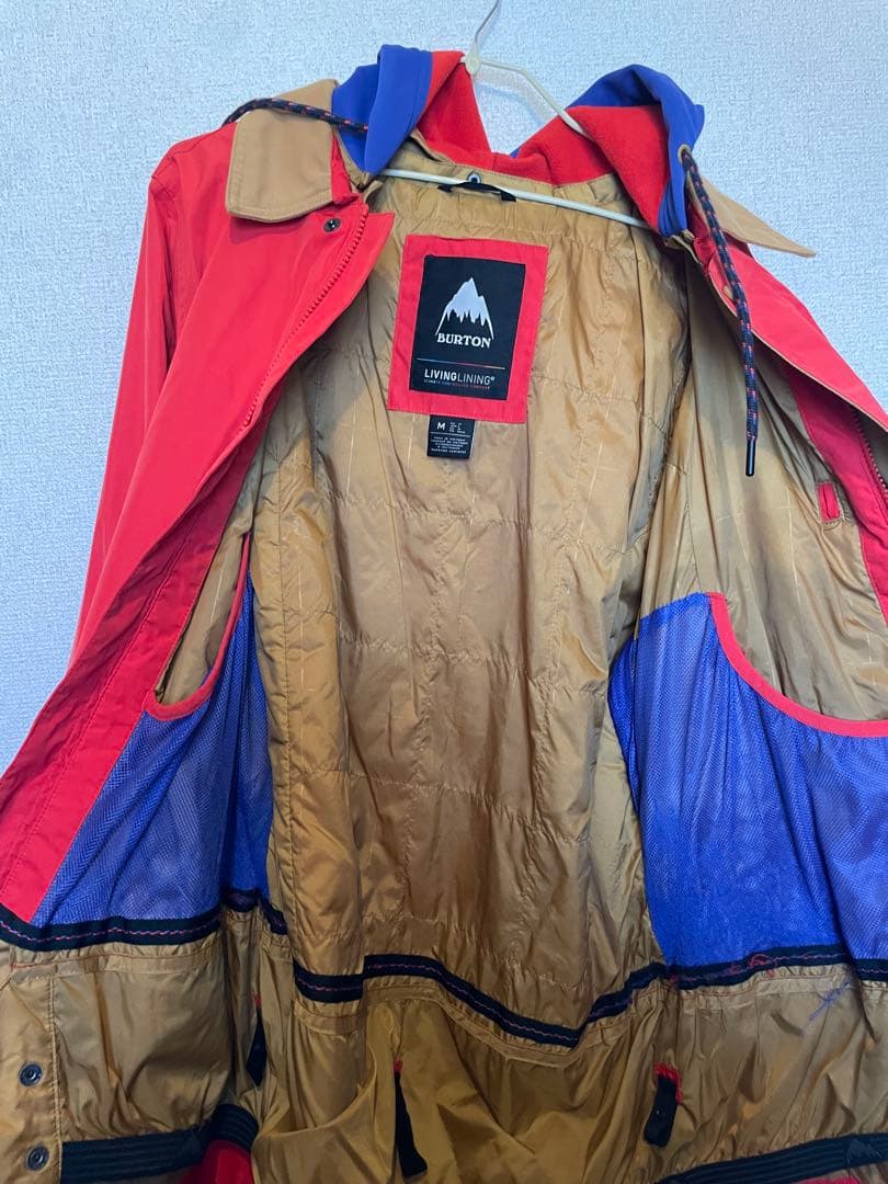 BURTON LIVING LININGスノーボードウェアレトロ配色