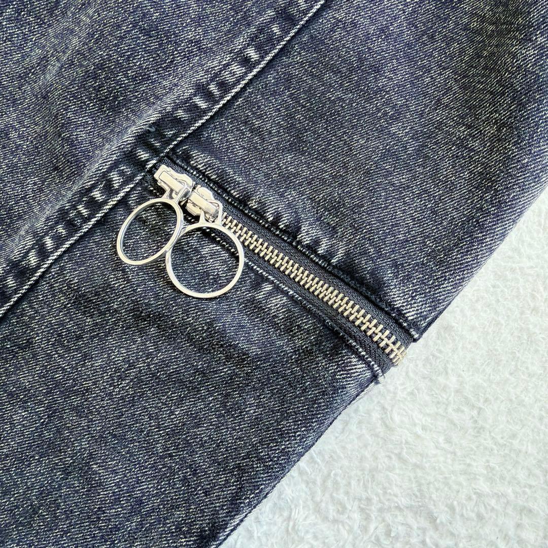 【メゾンスペシャル】 Side Zip Tight Denim Skirt 38