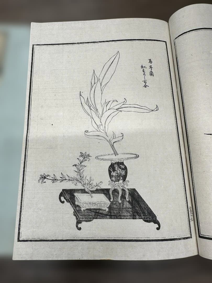 生花古流百瓶 東京松山堂 2冊 明治37年 和本 古書 古文書