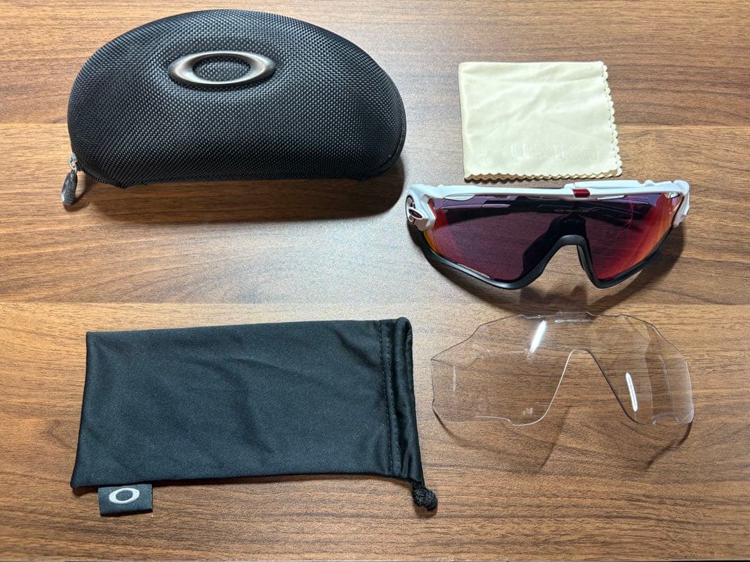 【ほぼ未使用】交換レンズ付　Oakley JAWBREAKERジョウブレイカー