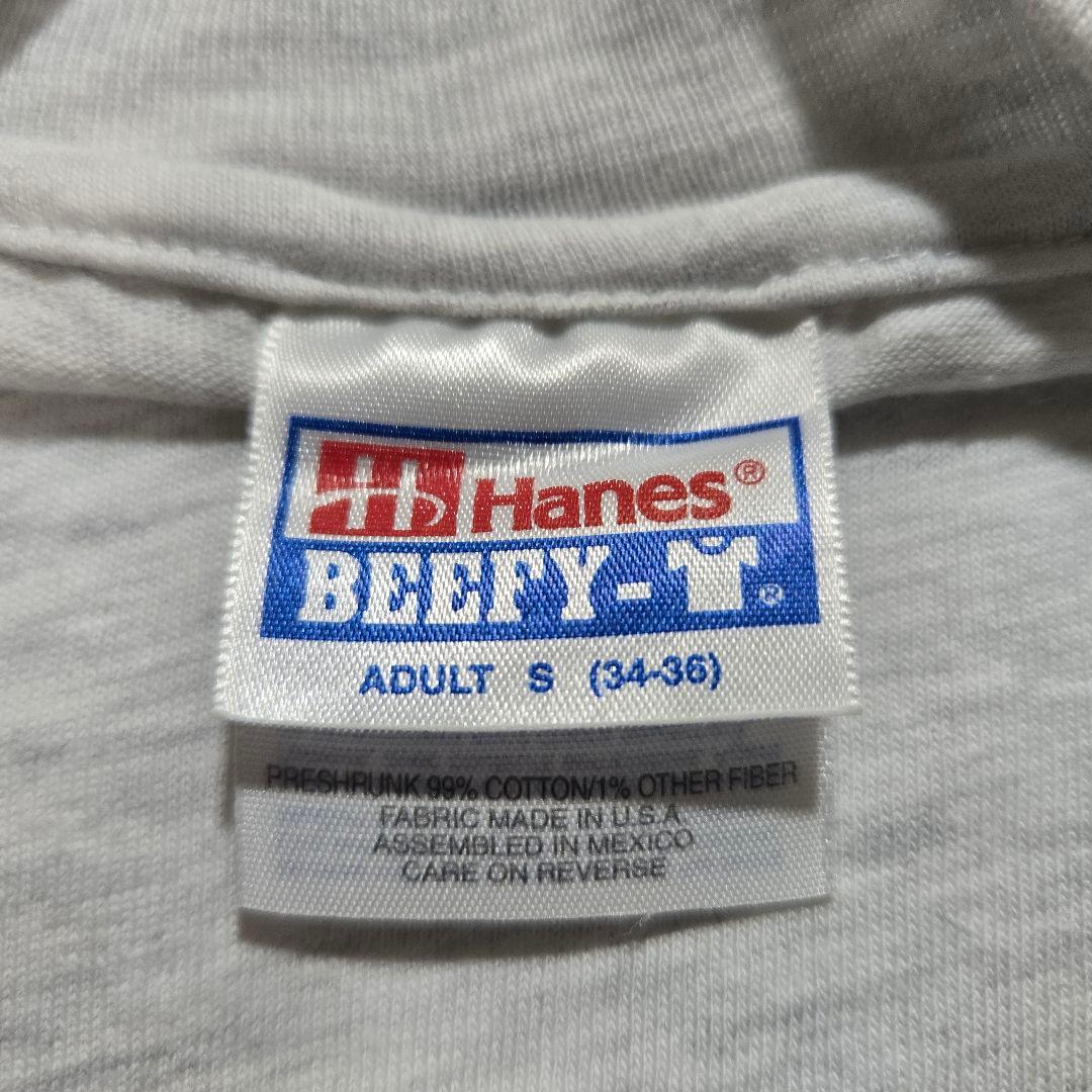 90s Hanes　音符　楽譜　ビッグプリント　Tシャツ　古着　ヘインズ