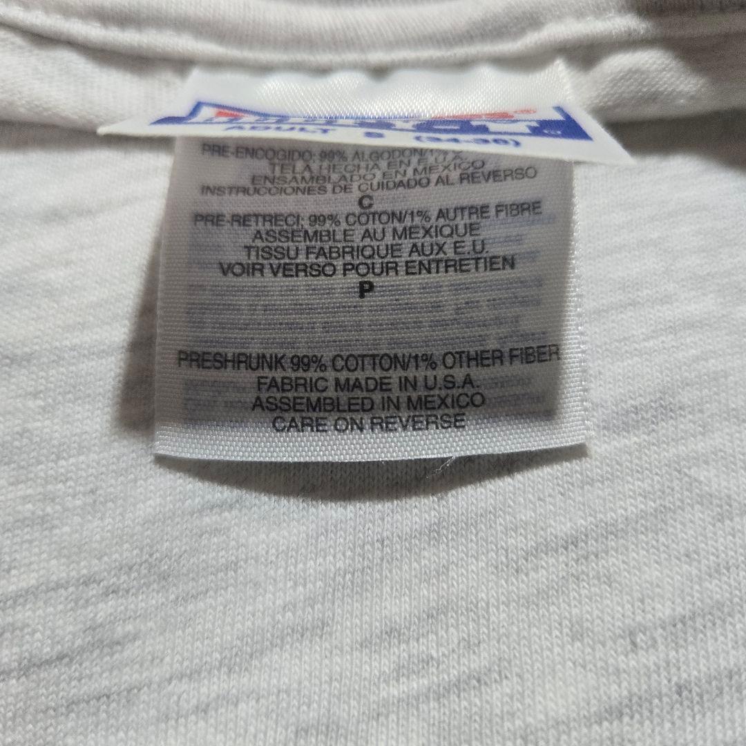 90s Hanes　音符　楽譜　ビッグプリント　Tシャツ　古着　ヘインズ
