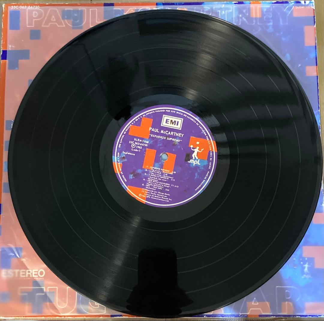 稀少メキシコオリジナルTugポールマッカートニーBeatlesビートルズレコード