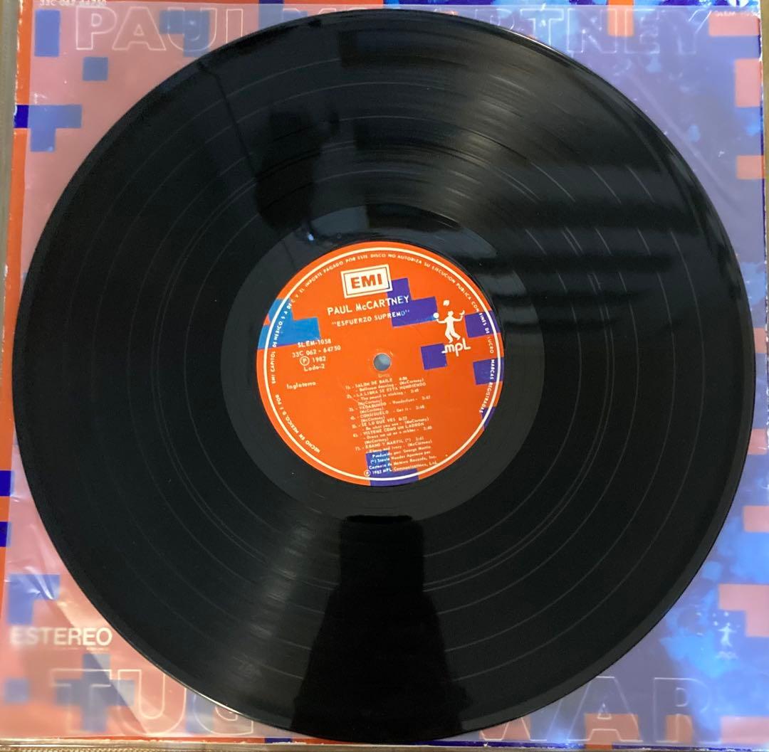 稀少メキシコオリジナルTugポールマッカートニーBeatlesビートルズレコード