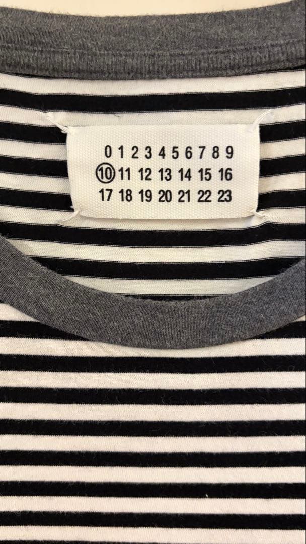 Maison Margiela ストライプ Tシャツ M