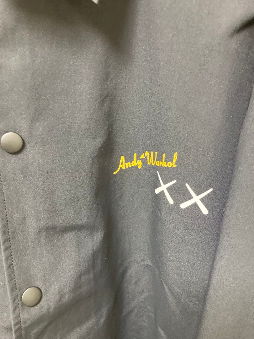Uniqlo x KAWS x WARHOL Coach Jacket 黒バナナ