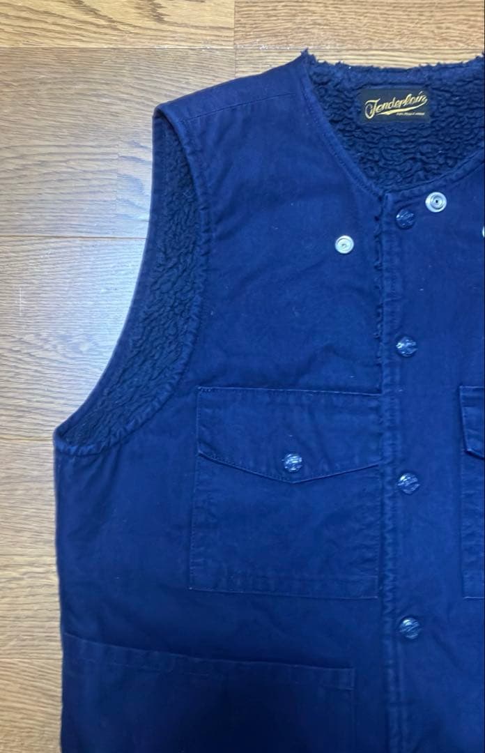 Tenderloin テンダーロイン ネイビー ベスト　サイズS