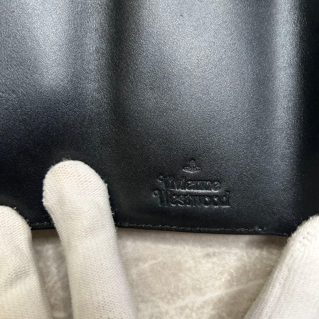 美品✨ Vivienne Westwood ブラック 三つ折財布 小銭入れあり
