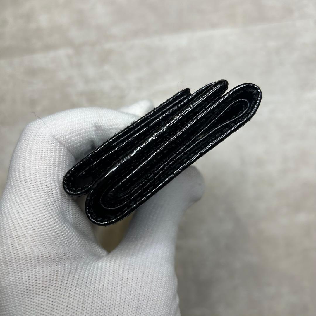 美品✨ Vivienne Westwood ブラック 三つ折財布 小銭入れあり