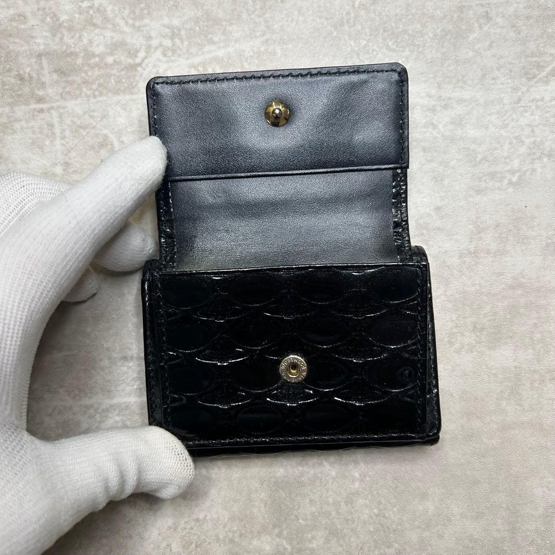 美品✨ Vivienne Westwood ブラック 三つ折財布 小銭入れあり