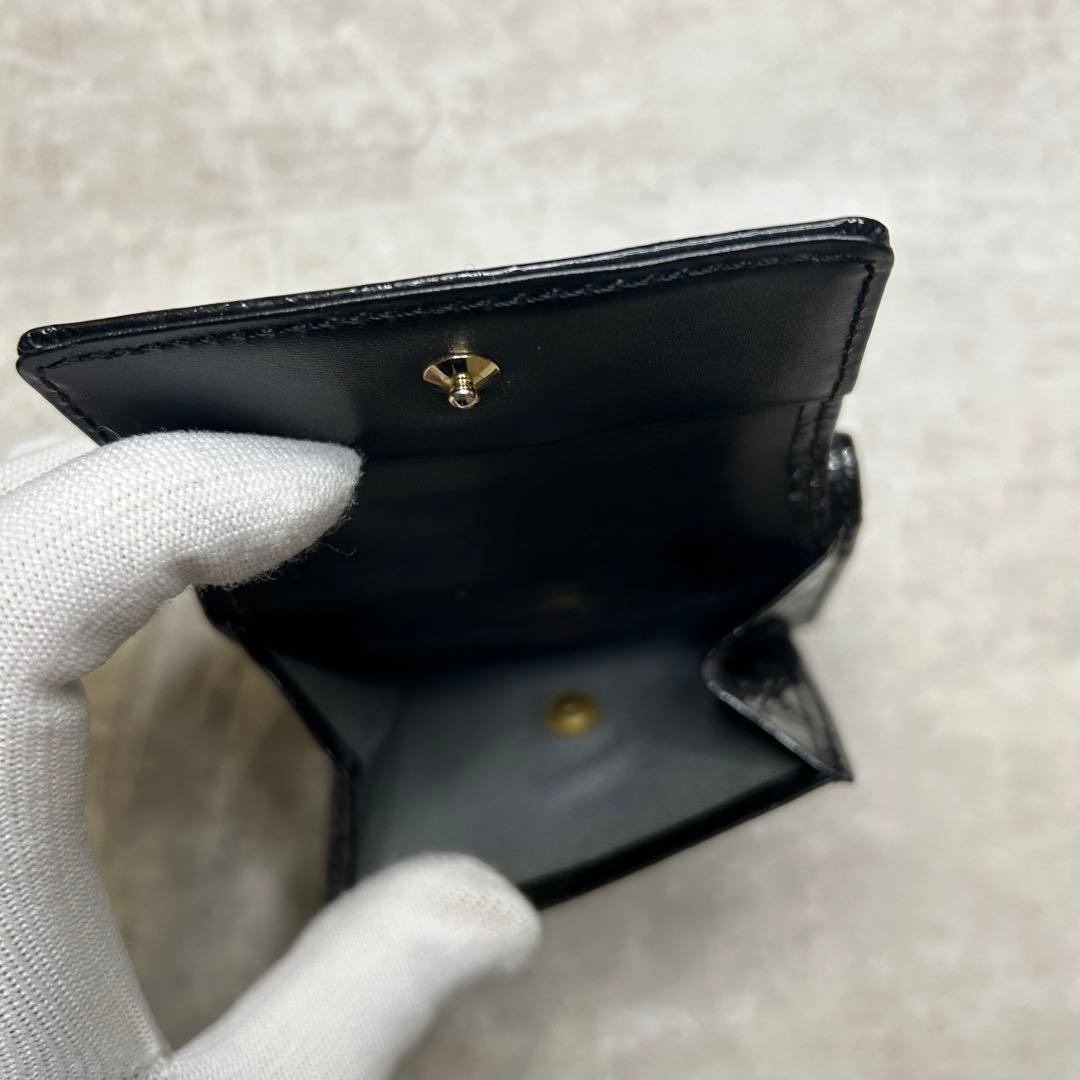 美品✨ Vivienne Westwood ブラック 三つ折財布 小銭入れあり