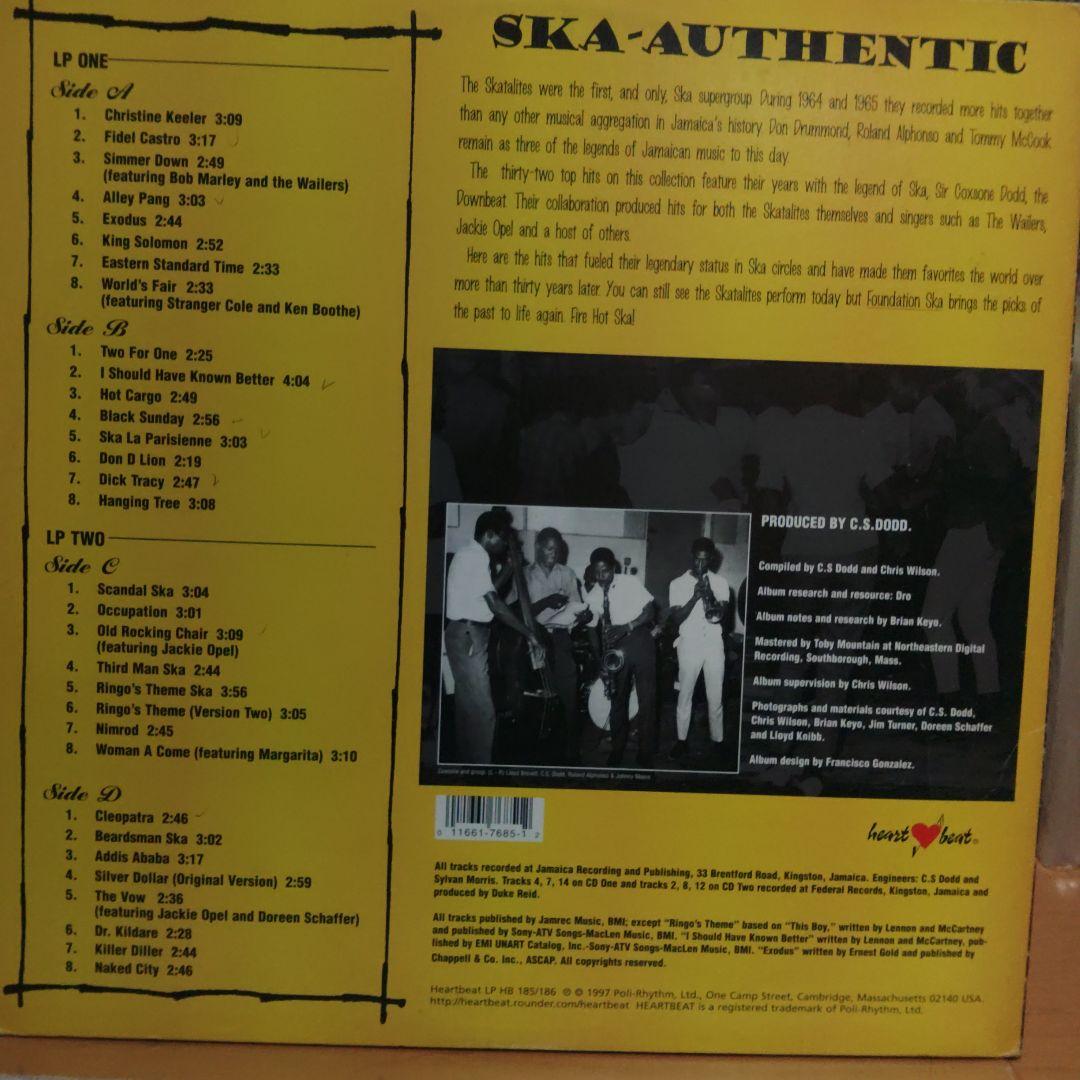 The Skatalites Foundation Ska LP　2枚組